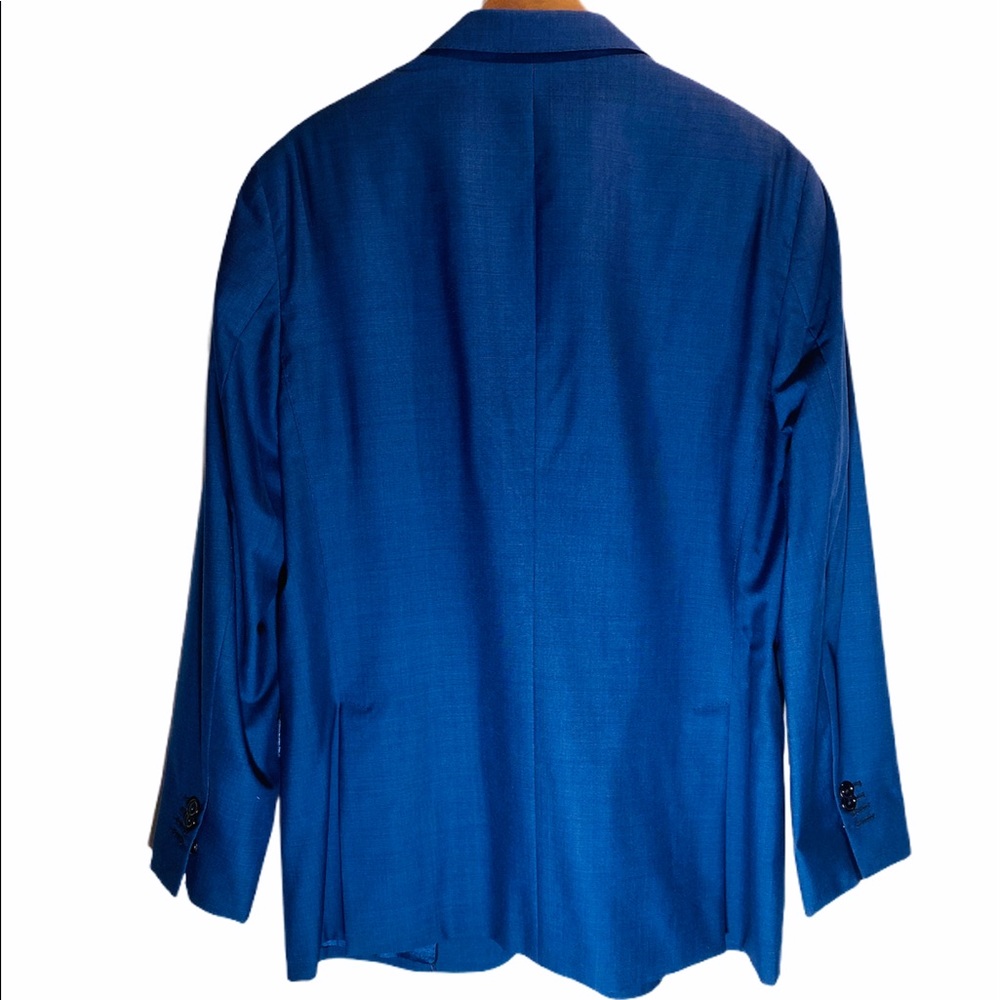 MASSIMO DUTTI**Blue Blazer Super 120 Wool**US 44 - Picture 8 of 9